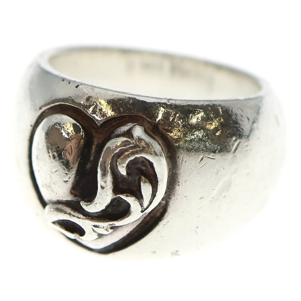CHROME HEARTS(クロムハーツ) HEART IN BAND ハートインバンド リング シルバー