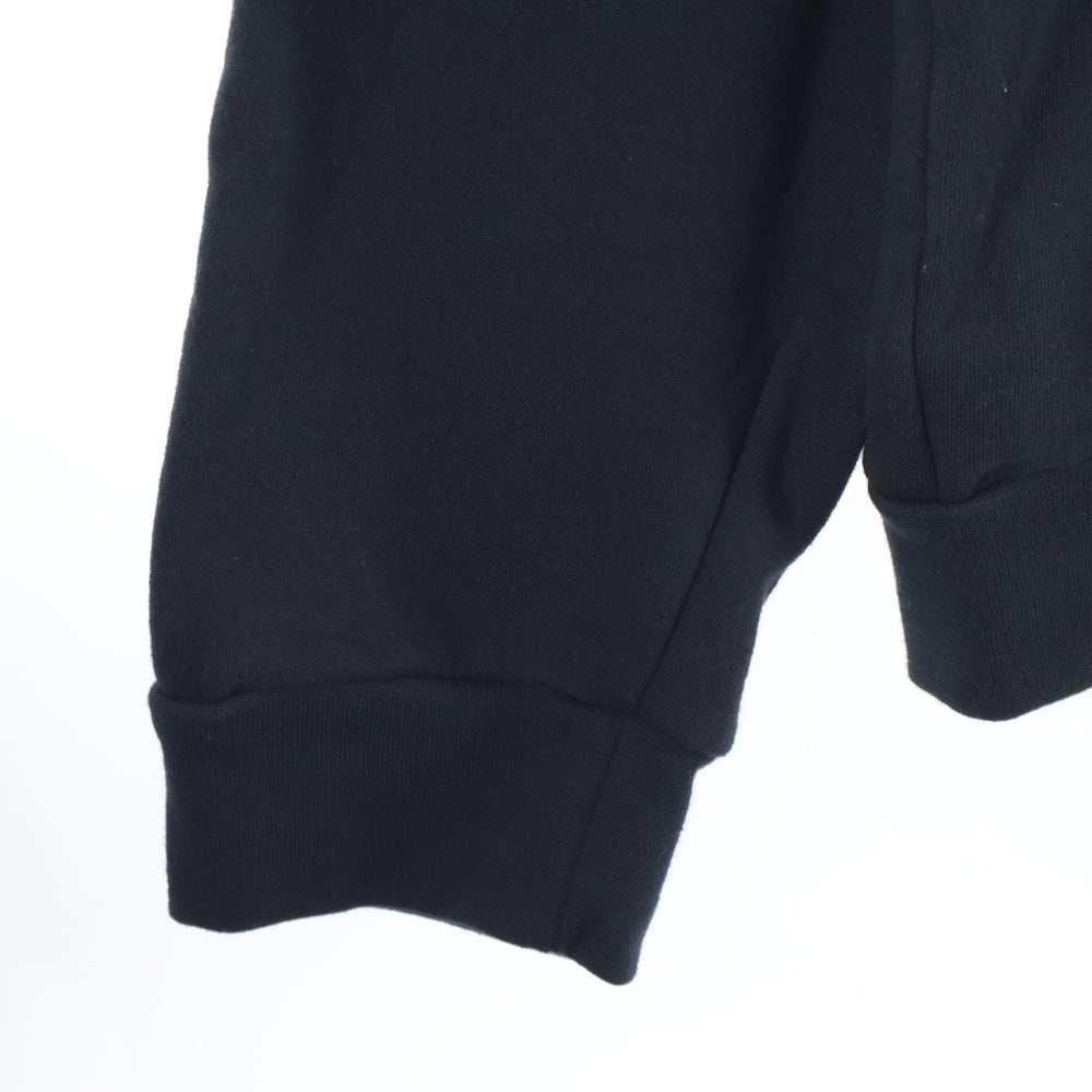 CHROME HEARTS(クロムハーツ) HORSESHOE PULLOVER HOODIE ホースシュープリント アームフローラル スウェットプルオーバーパーカー ブラック