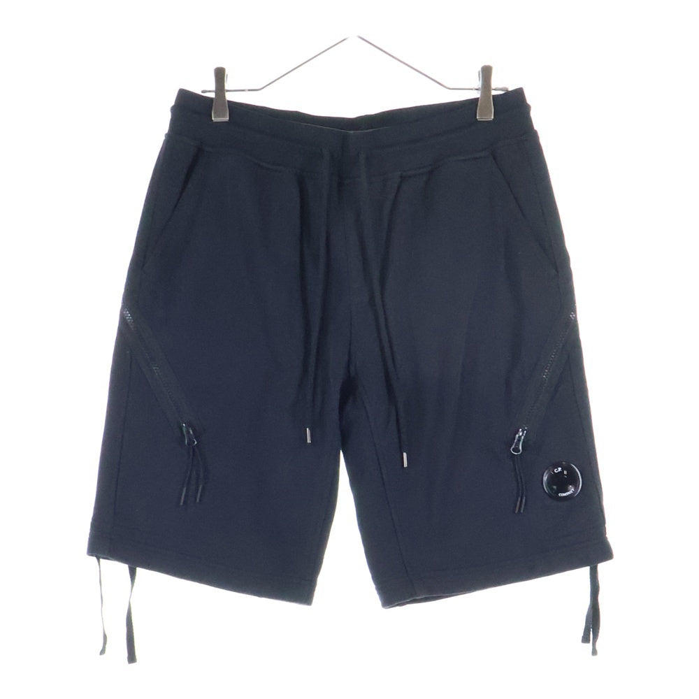 C.P. Company(シーピーカンパニー) Diagonal Fleece Lens Sweat Shorts 08CMSB177A スウェットショーツ ハーフパンツ ブラック
