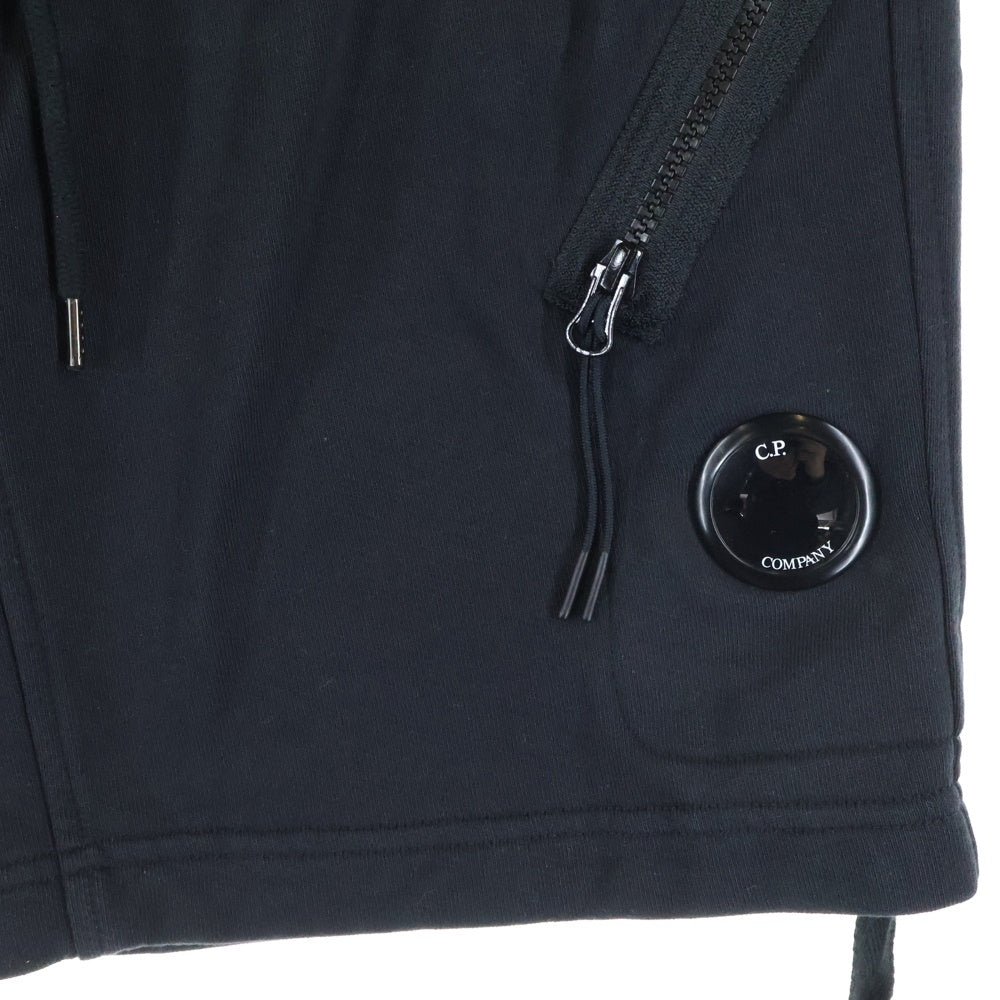 C.P. Company(シーピーカンパニー) Diagonal Fleece Lens Sweat Shorts 08CMSB177A スウェットショーツ ハーフパンツ ブラック