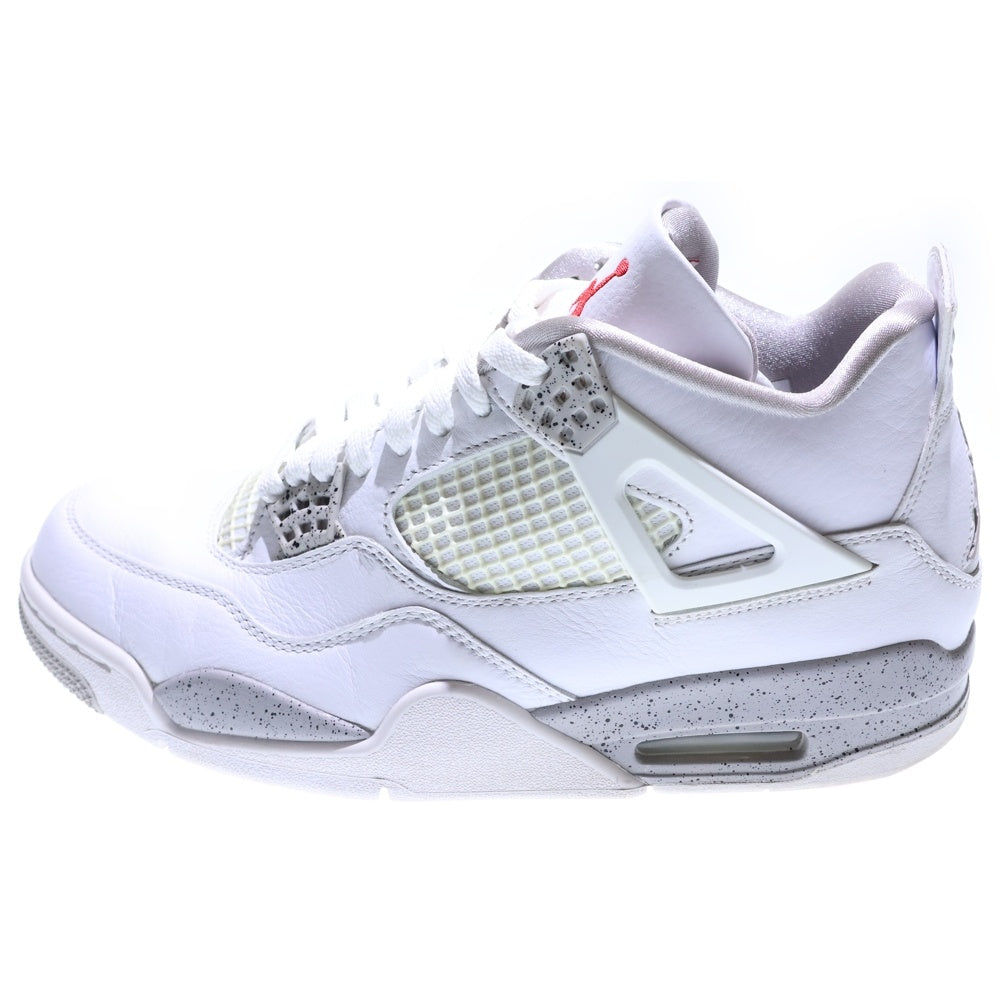 NIKE(ナイキ) AIR JORDAN4 RETRO CT8527-100 エアジョーダン 4 レトロ ハイカットスニーカー シューズ ホワイト US9/27.0cm