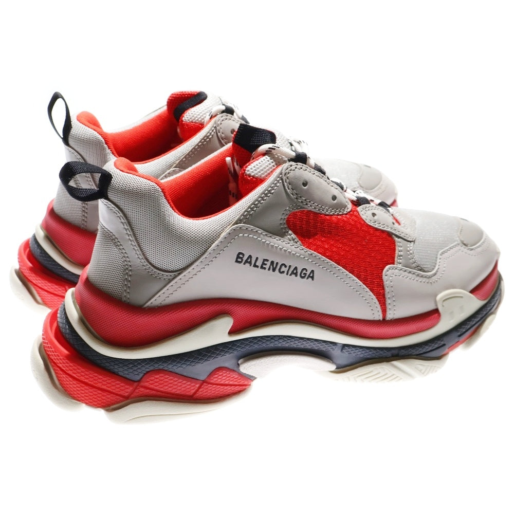BALENCIAGA(バレンシアガ) TRIPLE S トリプルS ローカットスニーカー シューズ シルバー/レッド 536737