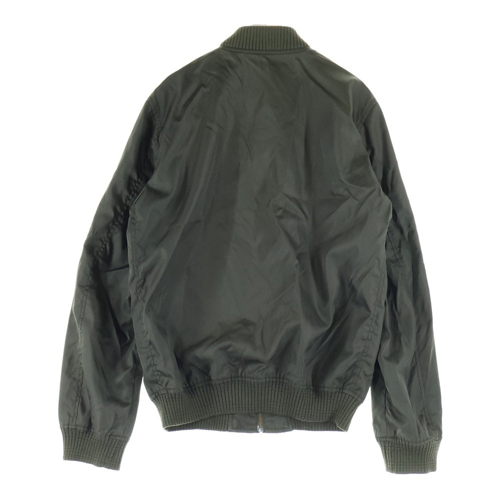 PRADA(プラダ) NYLON MA-1トライアングルロゴ ナイロンジャケット カーキ UGY163 R121 I18