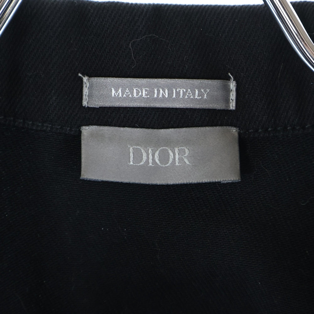 Dior HOMME(ディオールオム) ×KAWS 19SS Bee刺繍 トラッカーデニムジャケット 923C415W9493 ブラック