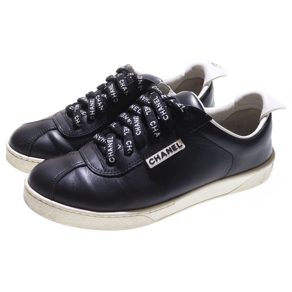 CHANEL(シャネル) ココマーク ローカットシューズ G34085 ネイビー