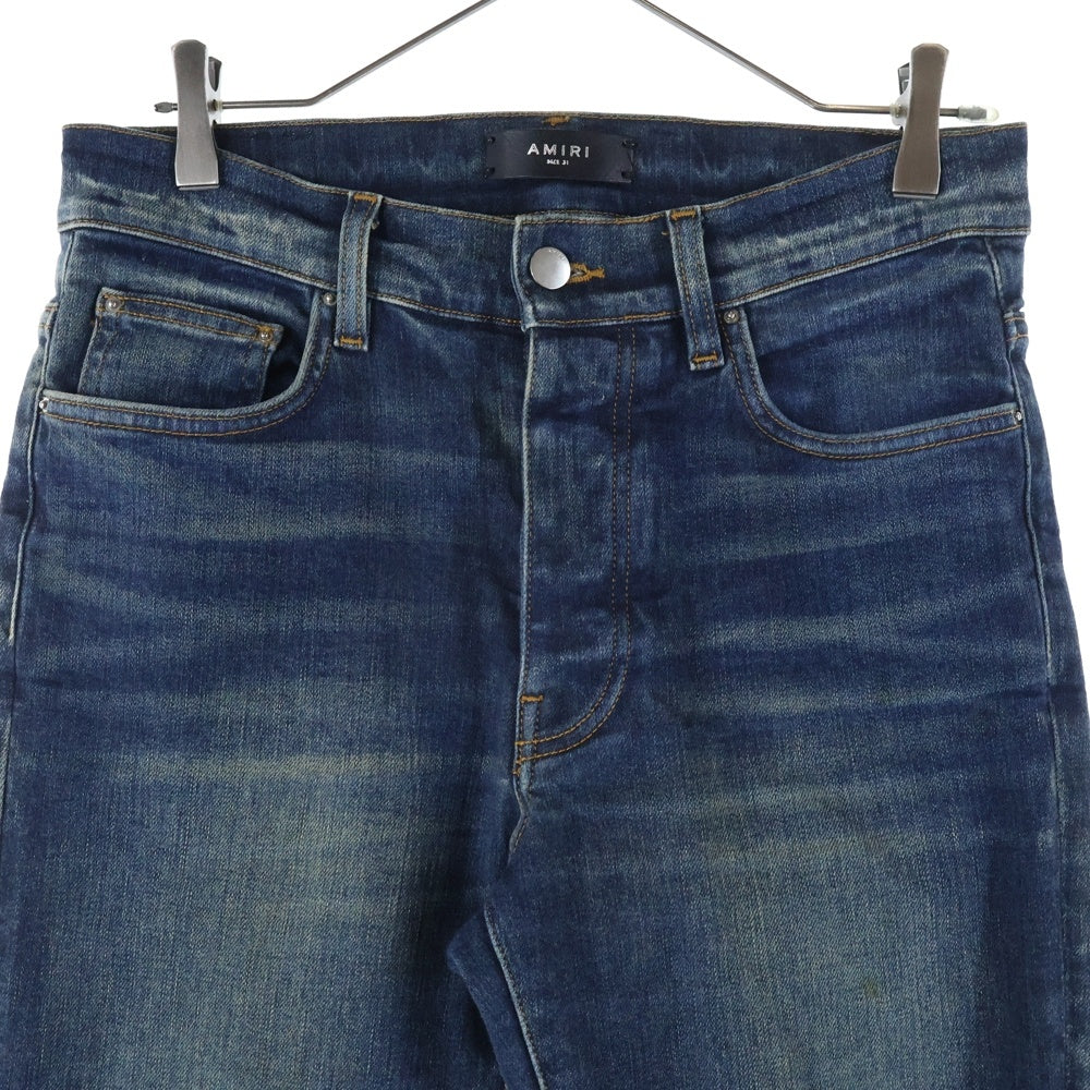 AMIRI(アミリ) ショットガン ダメージ加工 スキニー デニムパンツ インディゴ