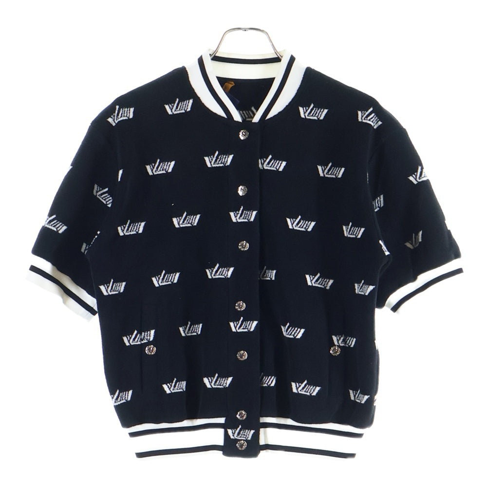 LOUIS VUITTON(ルイヴィトン) 22SS コットン ショートスリーブ ボンバージャケット ブラック レディース RW221W FG5 FMJA02