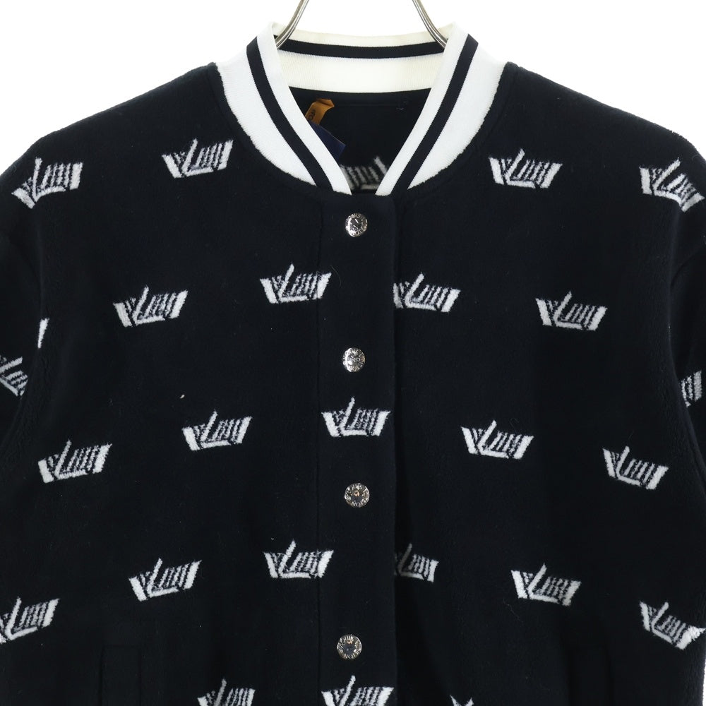 LOUIS VUITTON(ルイヴィトン) 22SS コットン ショートスリーブ ボンバージャケット ブラック レディース RW221W FG5 FMJA02