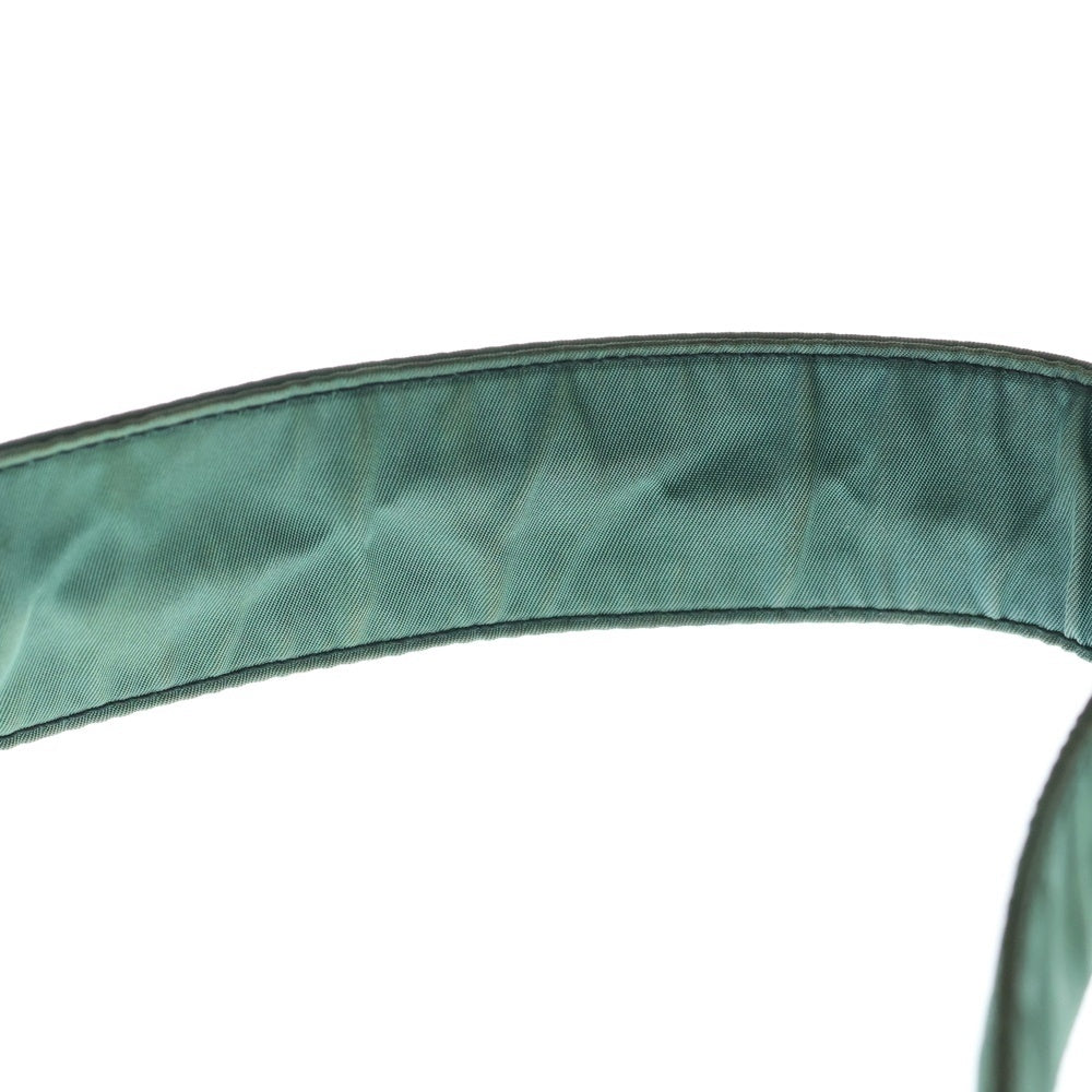 PRADA(プラダ) 三角ロゴ ナイロン アシンメトリー バッグ グリーン