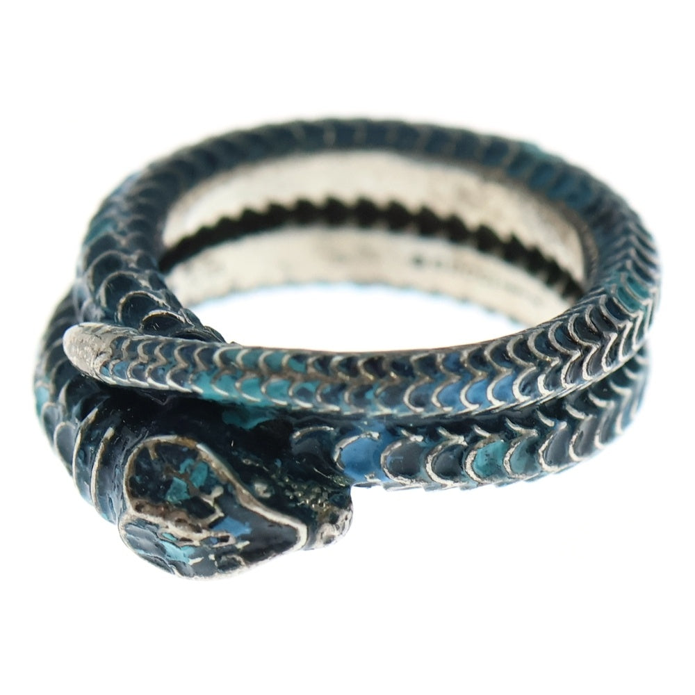 GUCCI(グッチ) ガーデンスネーク リング ブルー