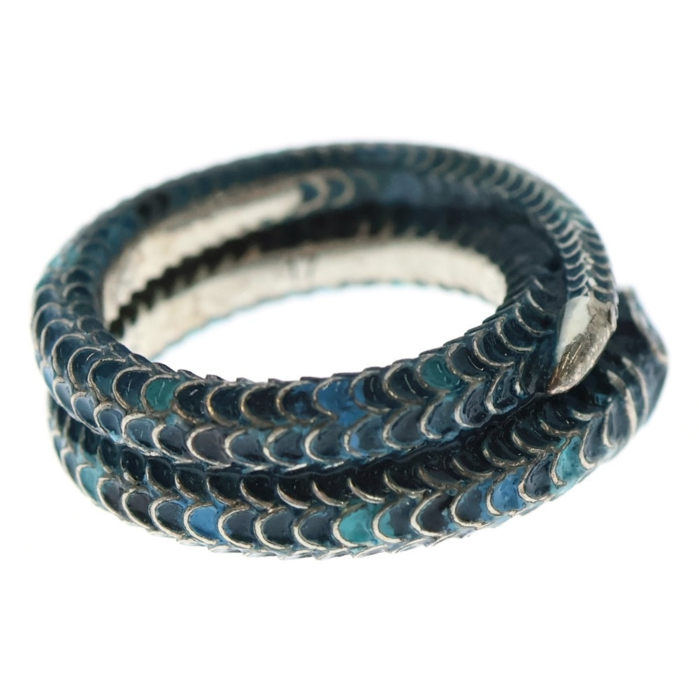 GUCCI(グッチ) ガーデンスネーク リング ブルー