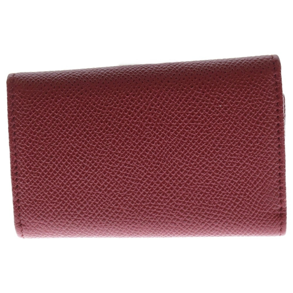 BVLGARI(ブルガリ) ブルガリブルガリ 6連 レザー キーケース レッド