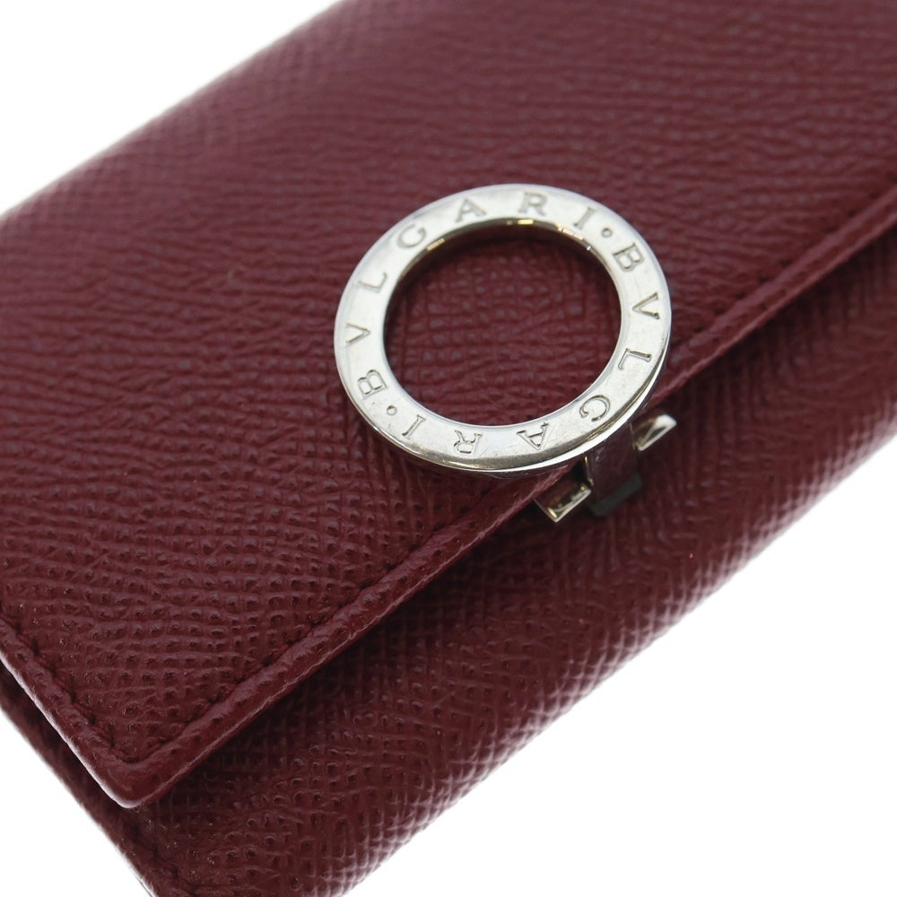 BVLGARI(ブルガリ) ブルガリブルガリ 6連 レザー キーケース レッド
