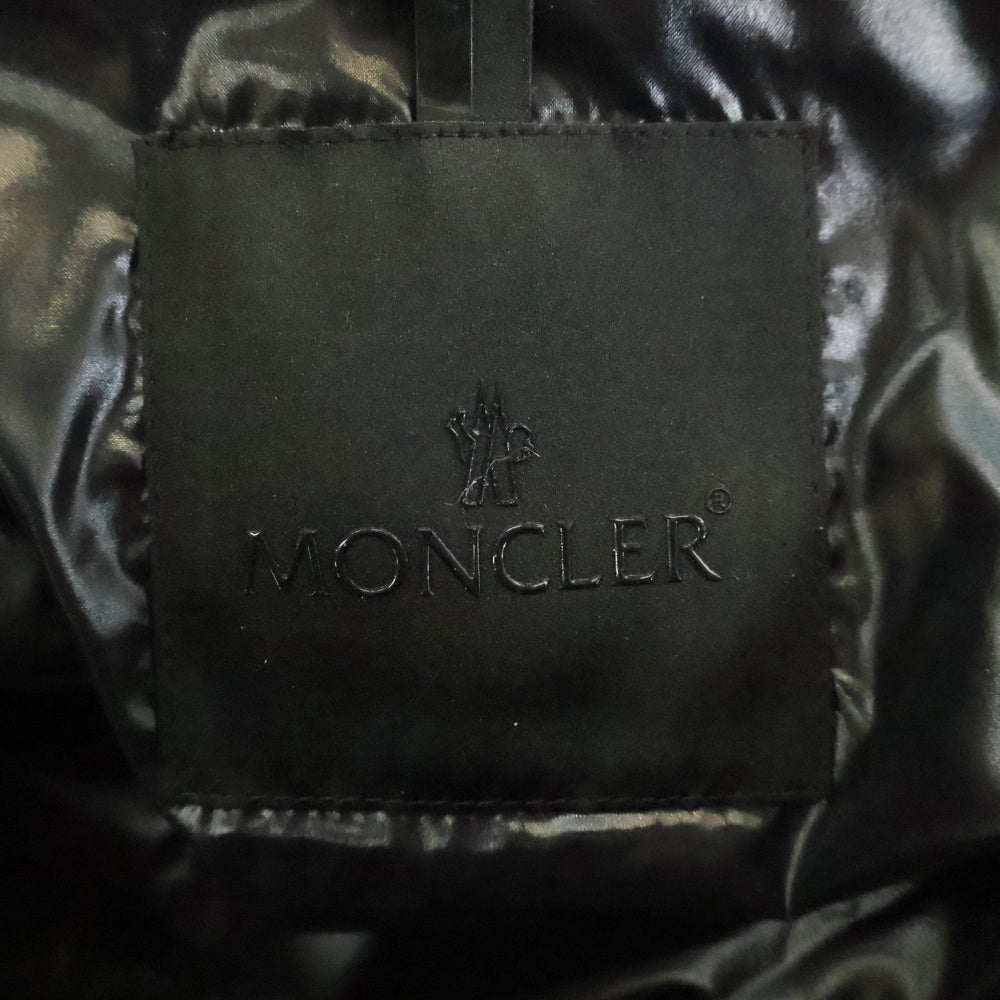 MONCLER(モンクレール) 22AW BOURDON H20931A00016 ボア ジップアップ ダウンジャケット ブラック レディース