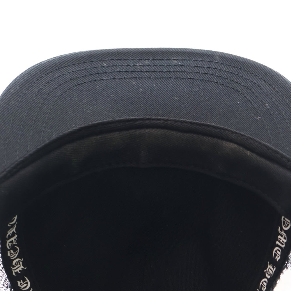 CHROME HEARTS(クロムハーツ) Yellow CH Plus Trucker Cap イエローCHプラス トラッカーキャップ メッシュキャップ パッチ クロスボール 帽子 ブラック/イエロー