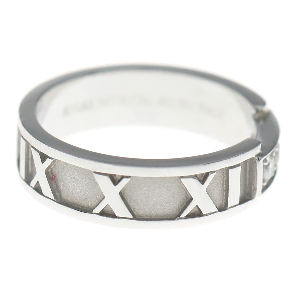 TIFFANY & Co.(ティファニー) K18WG アトラスリング 3Pダイヤ 指輪 シルバー