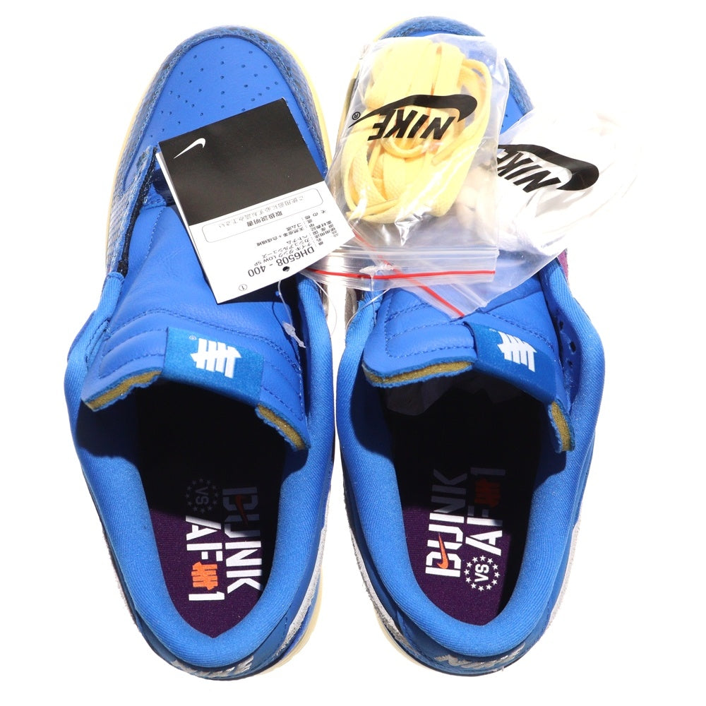 NIKE(ナイキ) ×UNDEFEATED DUNK LOW Royal DH6508-400 アンディフィーテッド ダンク ロイヤル ローカットスニーカー ブルー US11/29.0cm