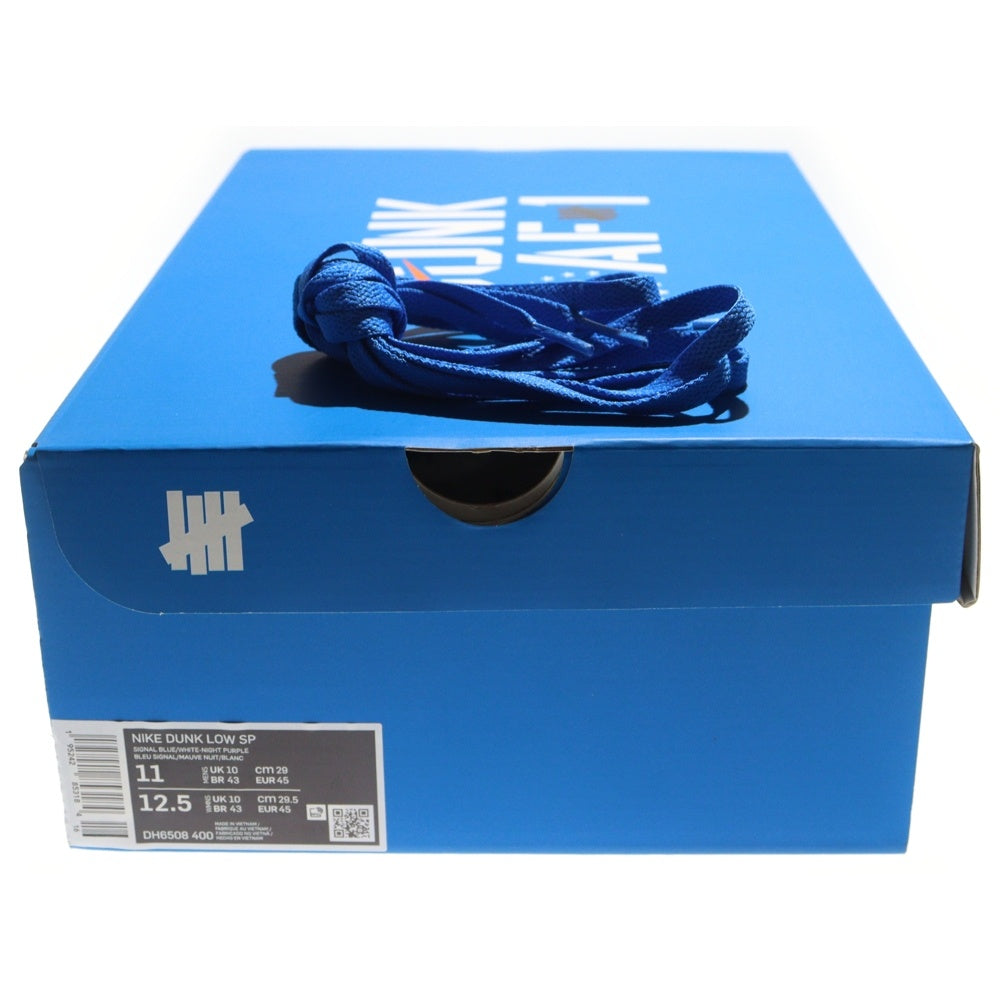 NIKE(ナイキ) ×UNDEFEATED DUNK LOW Royal DH6508-400 アンディフィーテッド ダンク ロイヤル ローカットスニーカー ブルー US11/29.0cm
