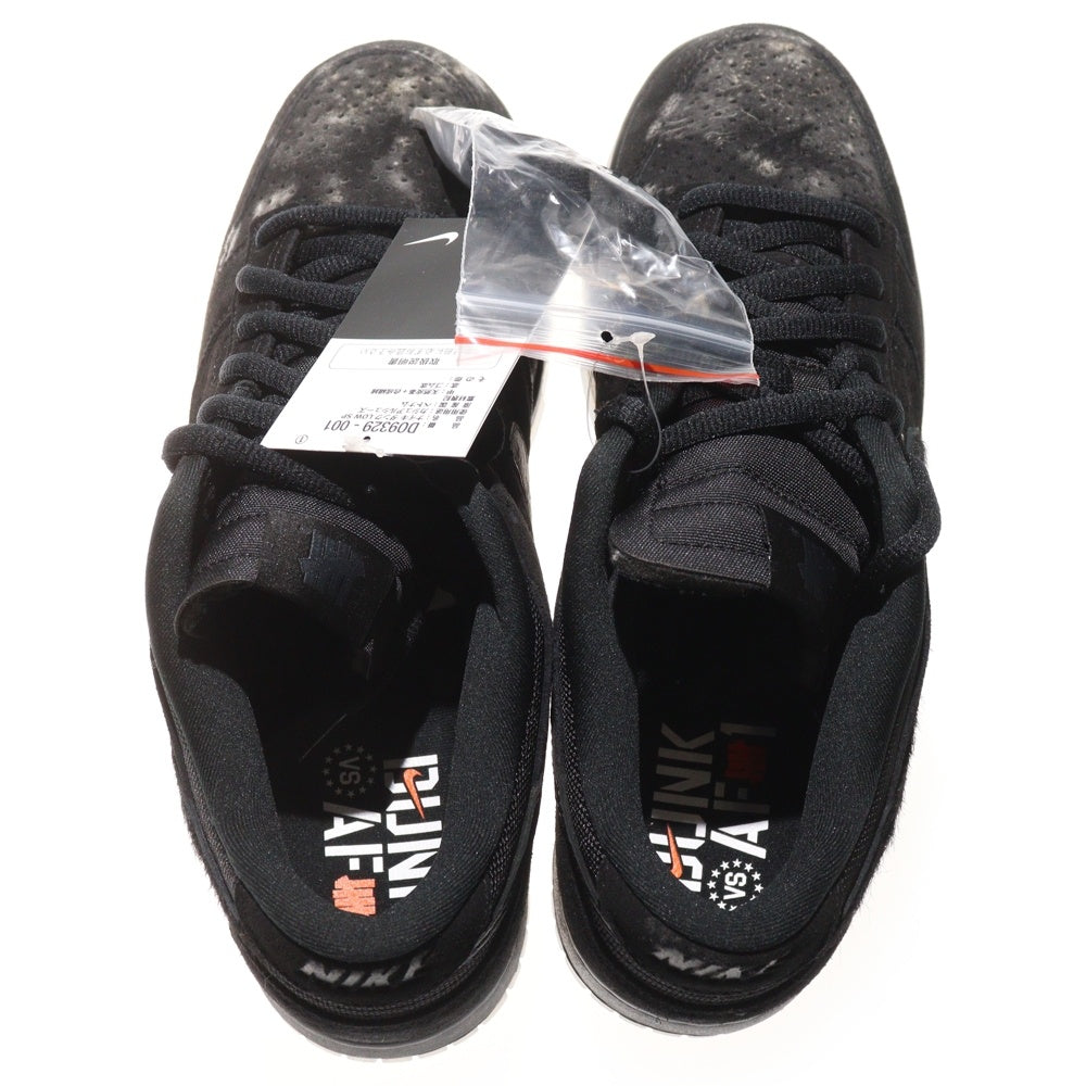 NIKE(ナイキ) ×UNDEFEATED DUNK LOW SP 5 ON IT DO9329-001 アンディフィーテッド ダンク ファイブオンイット ローカットスニーカー ブラック US11/29.0cm