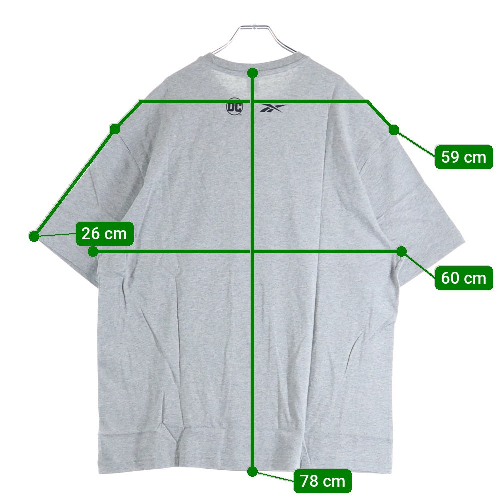 Reebok(リーボック) フロントプリント半袖Tシャツ IB5815 グレー
