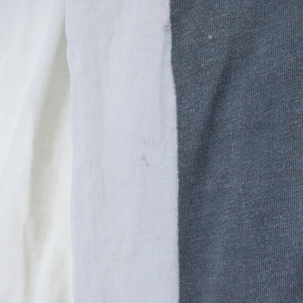 VETEMENTS(ヴェトモン) 18AW DRINKING PROBLEM UAH19TR326 プリント長袖カットソー グレー/ホワイト