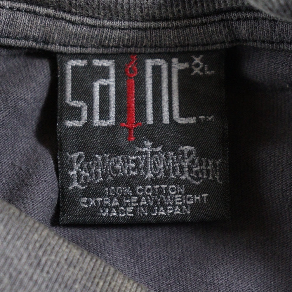 SAINT MICHAEL(セントマイケル) 24SS PTP LS TEE ヴィンテージ加工 長袖カットソー SM-YS8-0000-C50 グレー