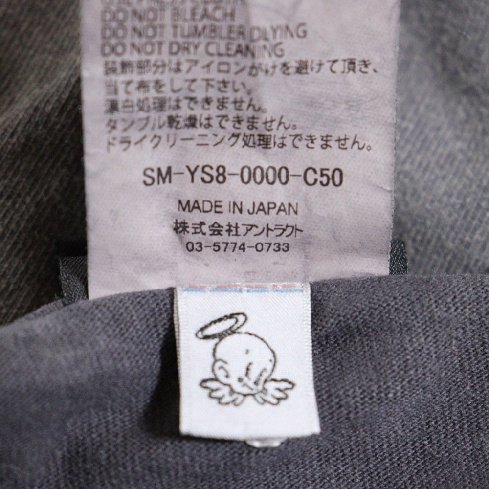SAINT MICHAEL(セントマイケル) 24SS PTP LS TEE ヴィンテージ加工 長袖カットソー SM-YS8-0000-C50 グレー