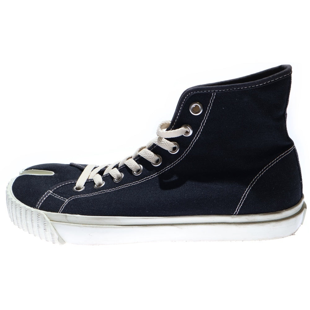 Maison Margiela 22(メゾンマルジェラ) 19SS 足袋 キャンバス ハイカットスニーカー ブラック