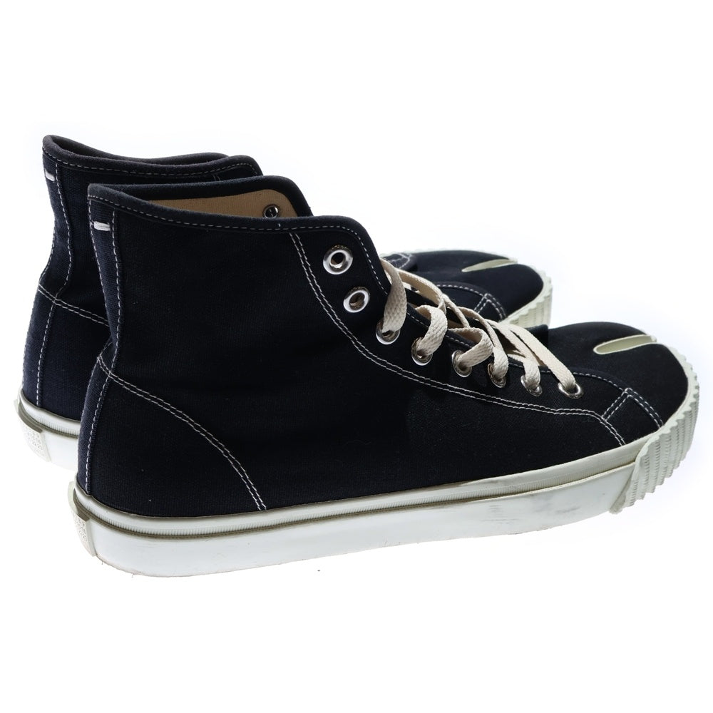 Maison Margiela 22(メゾンマルジェラ) 19SS 足袋 キャンバス ハイカットスニーカー ブラック