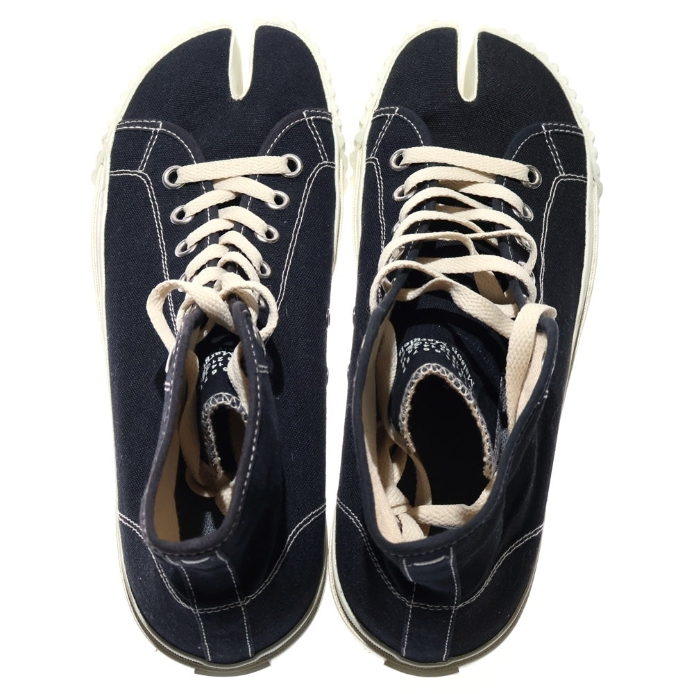 Maison Margiela 22(メゾンマルジェラ) 19SS 足袋 キャンバス ハイカットスニーカー ブラック