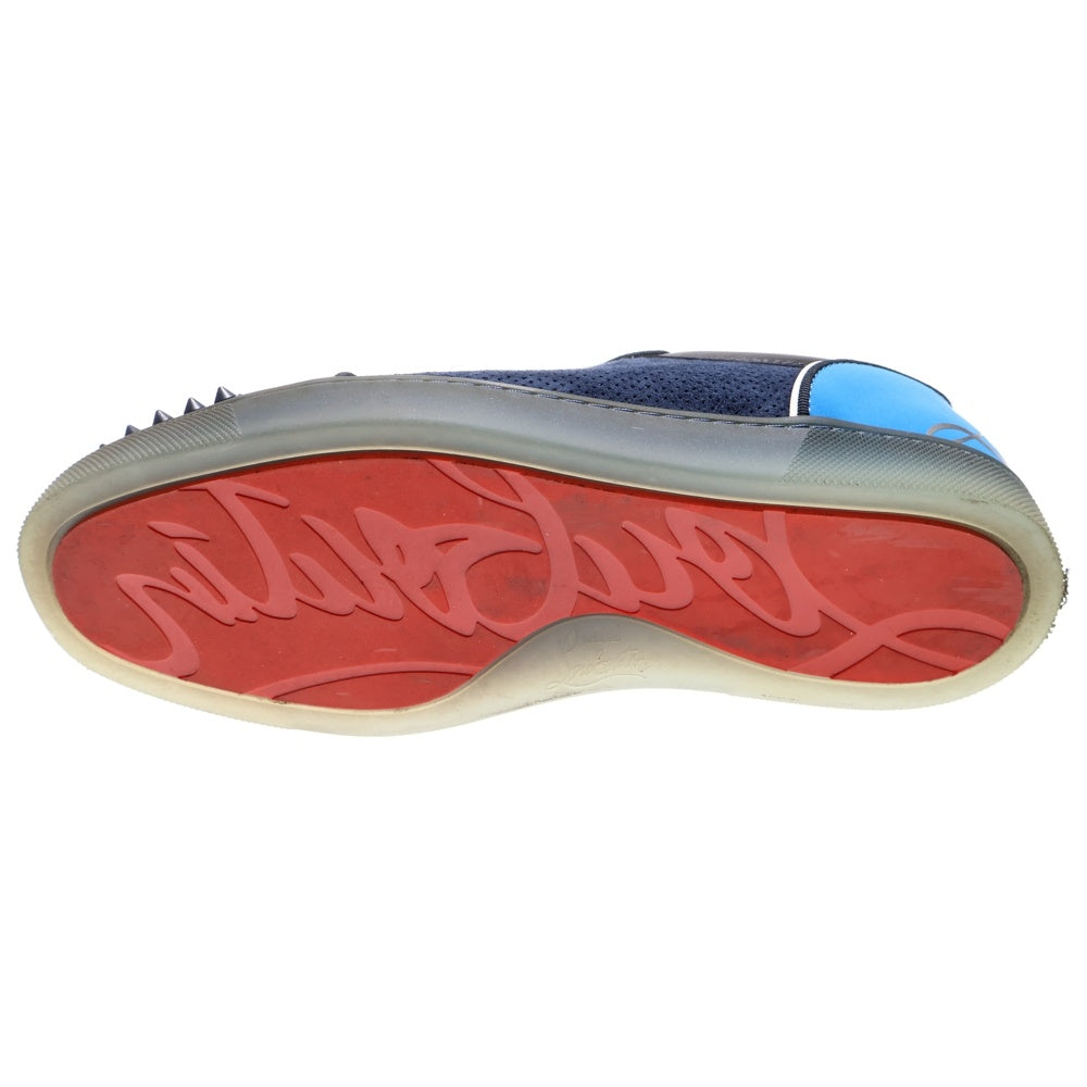 CHRISTIAN LOUBOUTIN(クリスチャンルブタン) SEAVASTE 2 スタッズ ローカットスニーカー ネイビー/ブラック