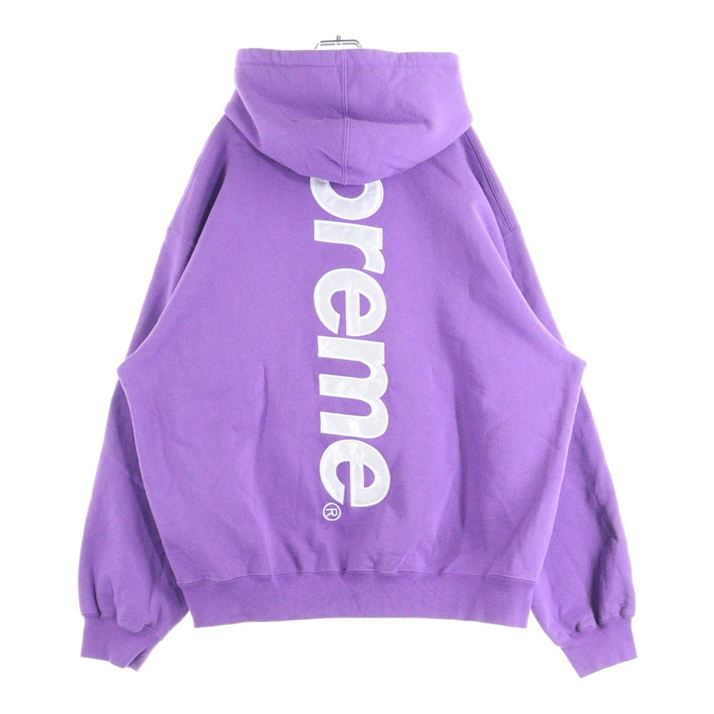 SUPREME(シュプリーム) 25FW Satin Applique Hooded Sweatshirt テン