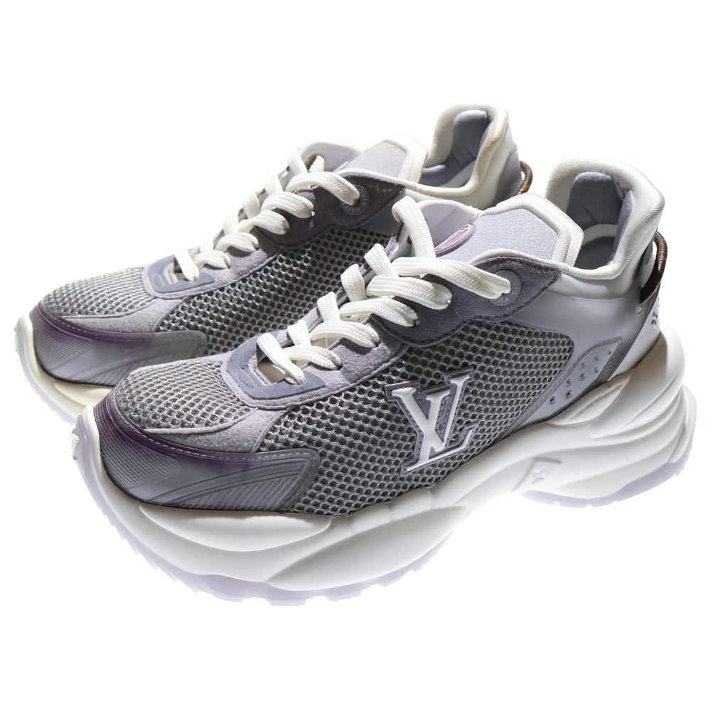 LOUIS VUITTON(ルイヴィトン) Run 55 Sneaker 1ABVJ4 ラン55 メッシュローカットスニーカー グレー レディース
