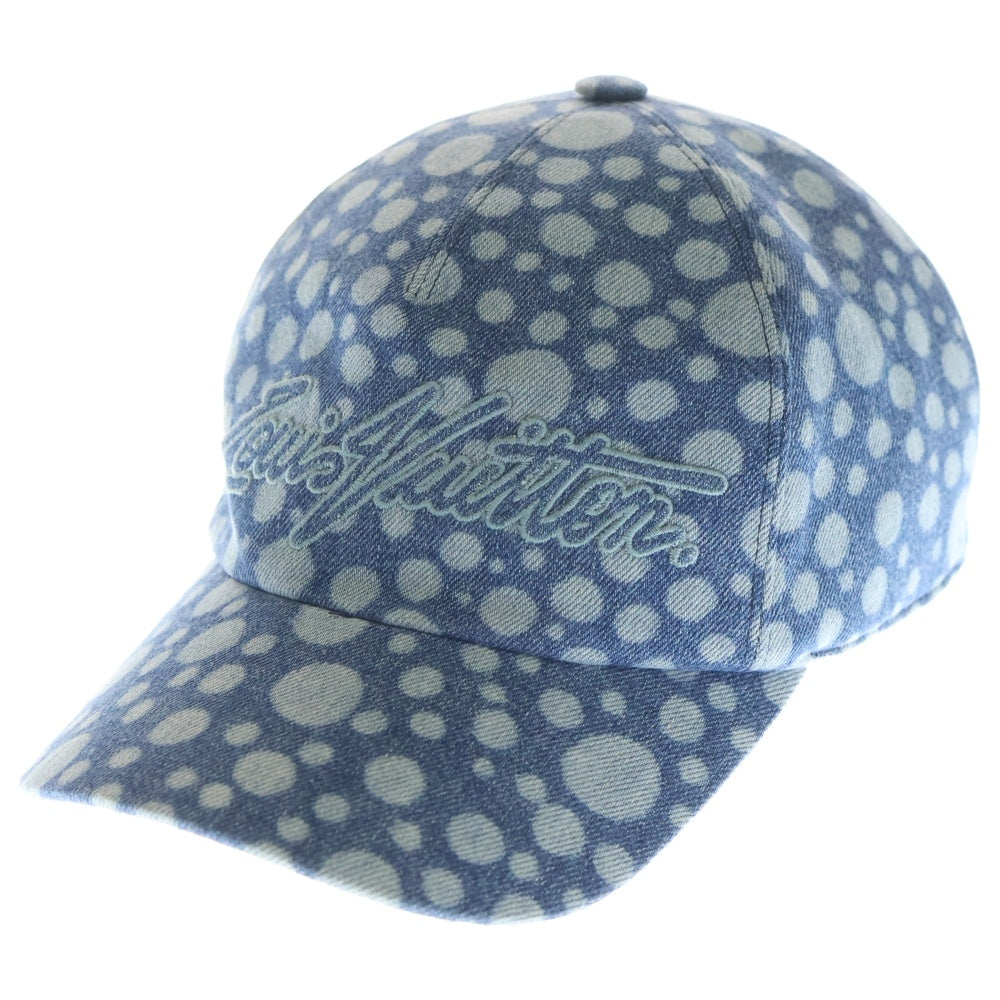 LOUIS VUITTON(ルイヴィトン) ×YK Denim Baseball Cap M7062L ×草間彌生 ドット デニムベースボールキャップ 帽子 インディゴ