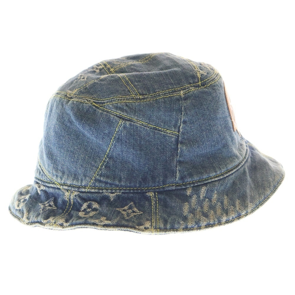 LOUIS VUITTON(ルイヴィトン) ×NIGO LV Made Denim Bucket Hat MP3243 ×ニゴ LVメイド デニムバケットハット インディゴ