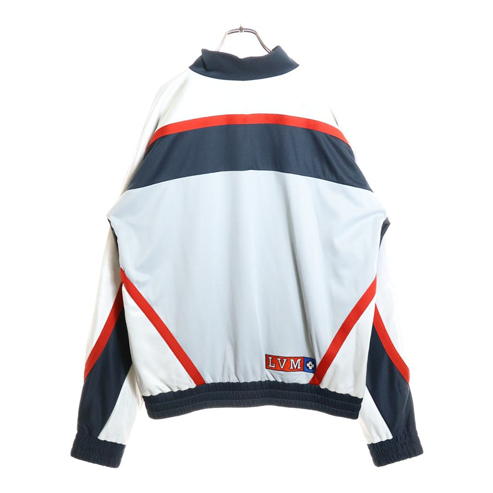 LOUIS VUITTON(ルイヴィトン) 22AW Embellished LV Graphic Hockey Track Jacket RM222 J67 HNY86W エンベリッシュド LVグラフィックホッケートラックジャケット ホワイト