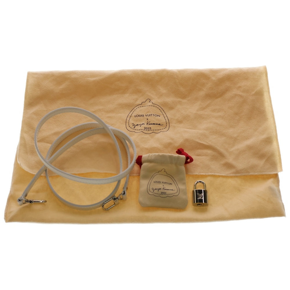 LOUIS VUITTON(ルイヴィトン) ×YK Epi Alma BB 2way Hand Bag M21712 ×草間彌生 エピ アルマBB 2WAYハンドバッグ ホワイト/レッド レディース