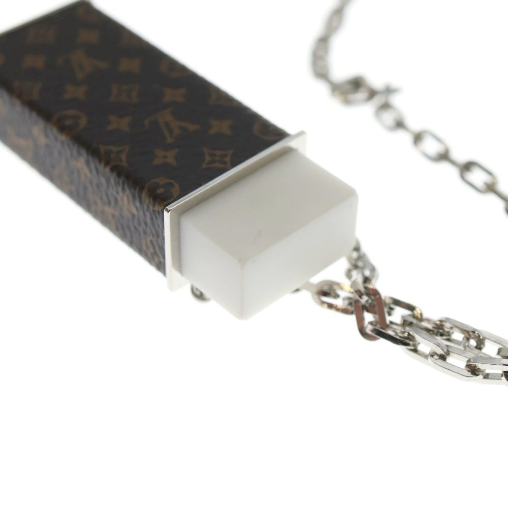 LOUIS VUITTON(ルイヴィトン) LV Rubber MP3152 モノグラム LV ラバーペンダントネックレス ブラウン