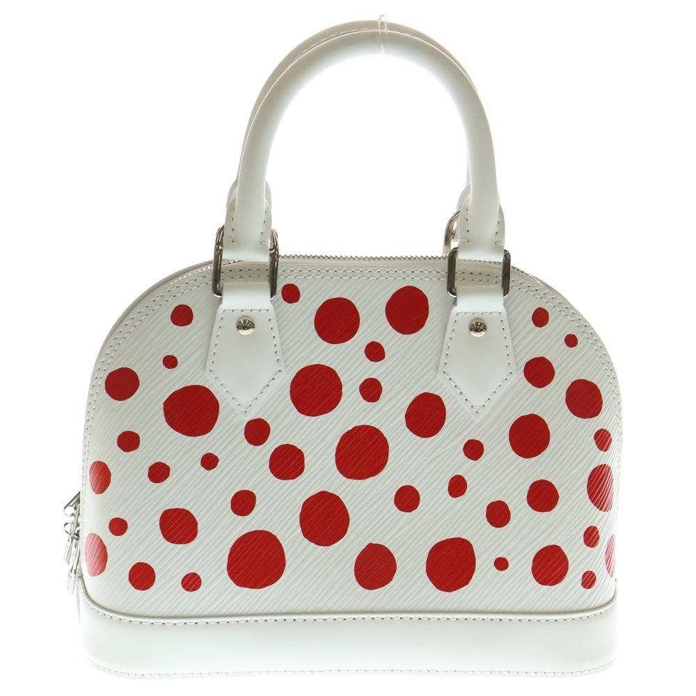 LOUIS VUITTON(ルイヴィトン) ×YK Epi Alma BB 2way Hand Bag M21712 ×草間彌生 エピ アルマBB 2WAYハンドバッグ ホワイト/レッド レディース