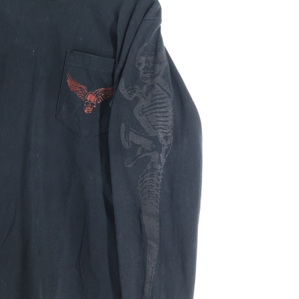 CHROME HEARTS(クロムハーツ) OLD FOTI L/S Tee オールドモデル フォティ マハリア Tシャツ 長袖カットソー ブラック