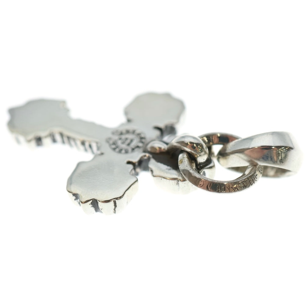 CHROME HEARTS(クロムハーツ) FILIG CROSS-XSM W BALE フィリグリークロスXSベイル wベイル ネックレストップ シルバー BCA262