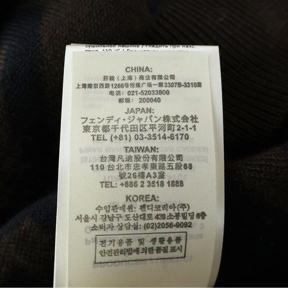FENDI(フェンディ) FF柄クルーネックニット ブラウン FZZ489 A93S