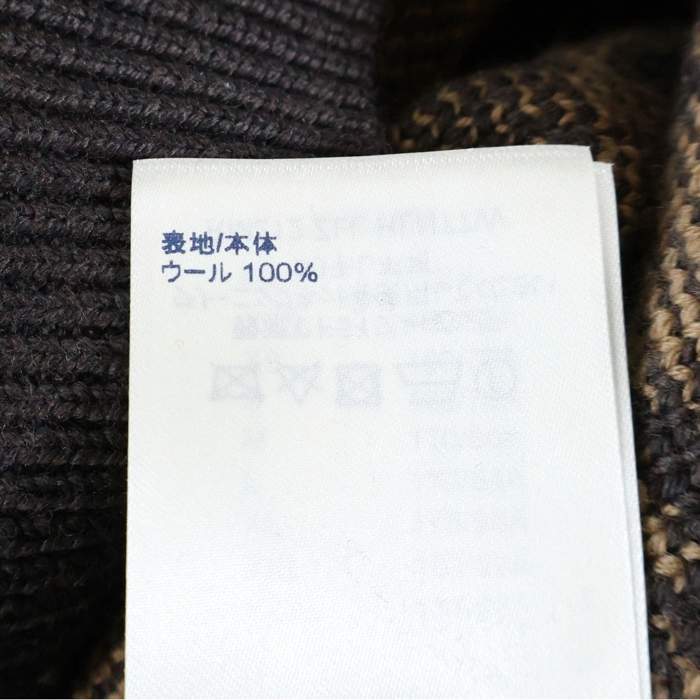 LOUIS VUITTON(ルイヴィトン) 21AW ダミエ クルーネックニット ブラウン RM212 ZLL HLN77W