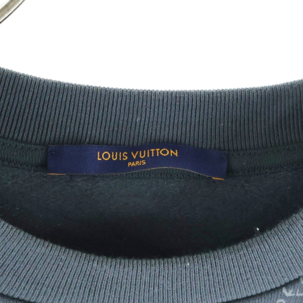 LOUIS VUITTON(ルイヴィトン) ダミエスプレッドプリンテッド スウェット グレー RM222M IHN HNY11W