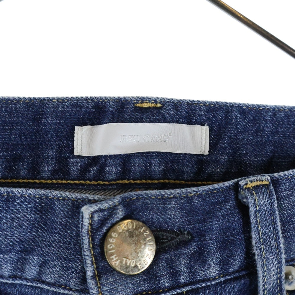 RED CARD(レッドカード) ジップフライ デニムパンツ インディゴ レディース 25506