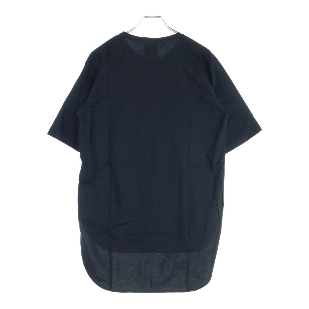 ATON(エイトン) コットン 半袖Tシャツ カットソー ブラック 6890968
