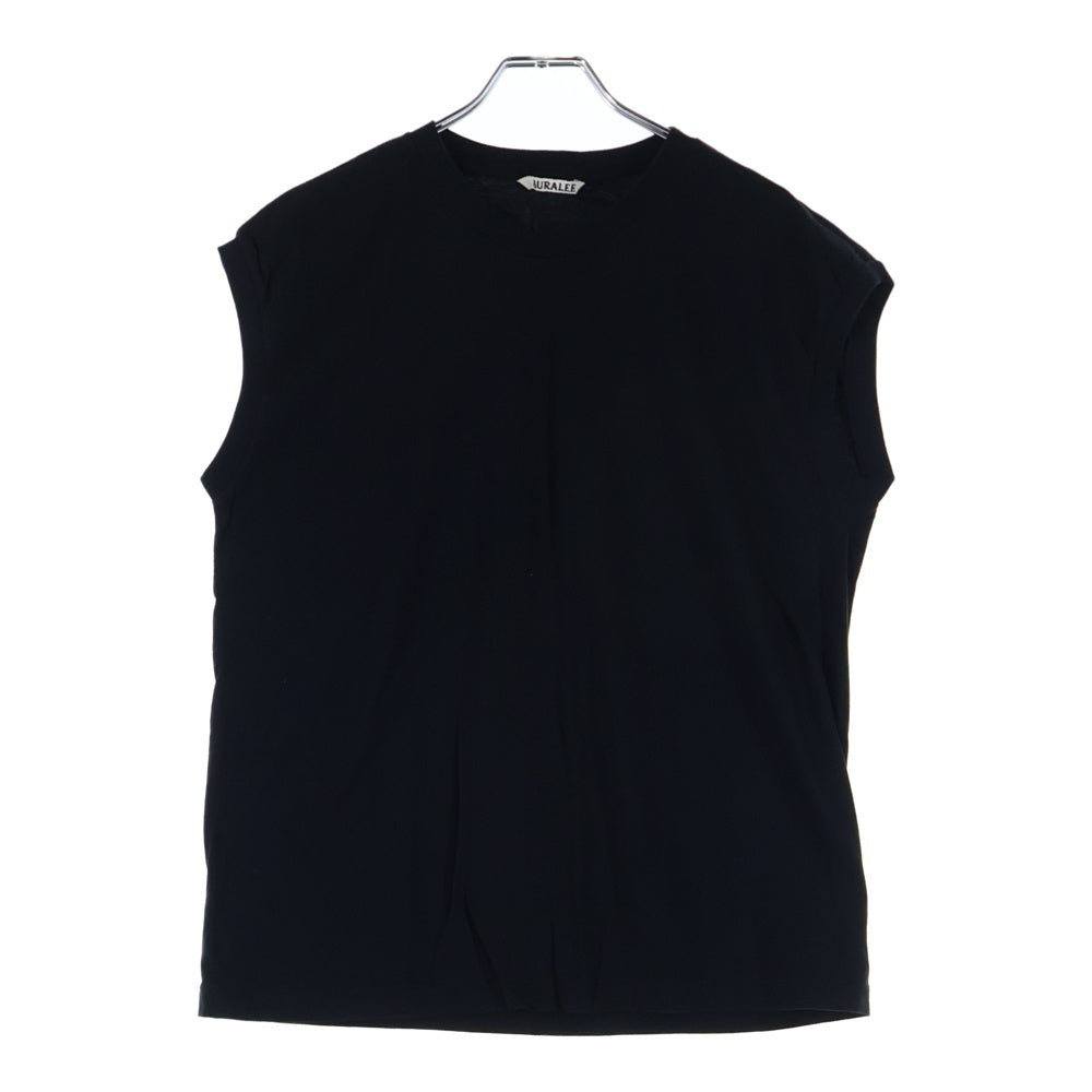 AURALEE(オーラリー) 19SS SEAMLESS CREW NECK SLEEVELESS A9ST07ST ノースリーブ Tシャツ カットソー ブラック