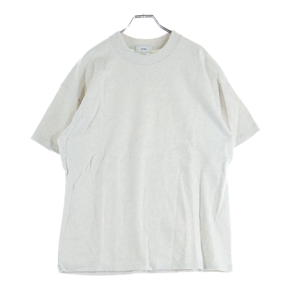 HYKE(ハイク) HEAVY WEIGHT CREW NECK HALF SLV TEE 202-12282 半袖Tシャツ カットソー グレー