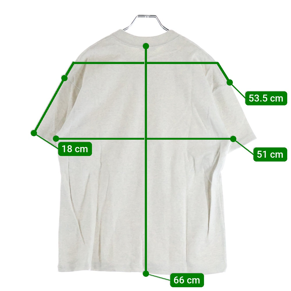 HYKE(ハイク) HEAVY WEIGHT CREW NECK HALF SLV TEE 202-12282 半袖Tシャツ カットソー グレー