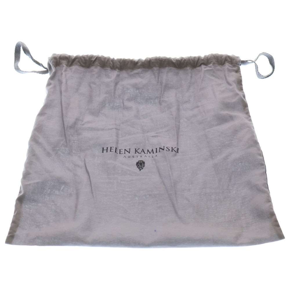 HELEN KAMINSKI(ヘレンカミンスキー) ラフィア ミニトートバッグ ハンドバッグ ネイビー